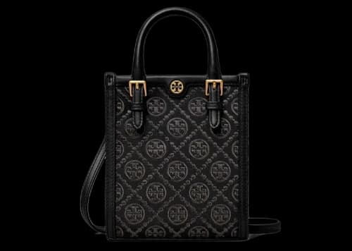 Tory Burch Mini T Monogram Bag Black