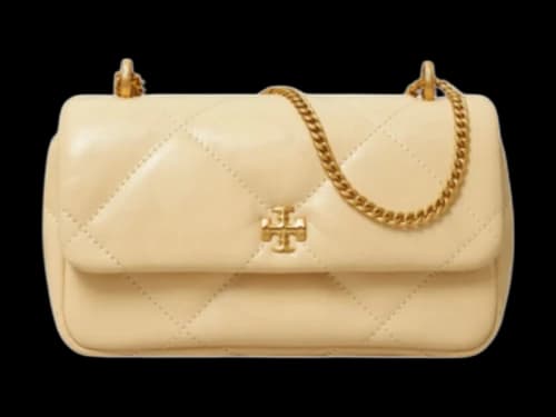 Tory Burch Mini Soft Serve Flap Bag Vanilla
