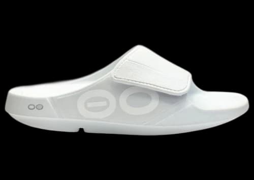 OOFOS OOahh Sport Flex Slide White