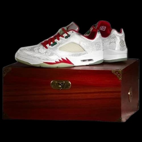 Air Jordan 5 Low x CLOT 'White Silk'