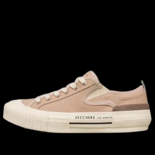 Skechers New Moon Low-Top Canvas Shoes Brown (Women's)