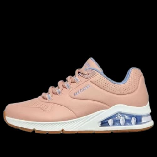 Skechers Uno 2-2nd Best Low Top Athleisure Casual Sports Shoe Pink (Women's)