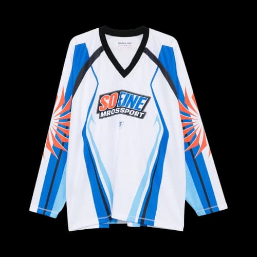 Martine Rose Motorcross Jersey 'White'