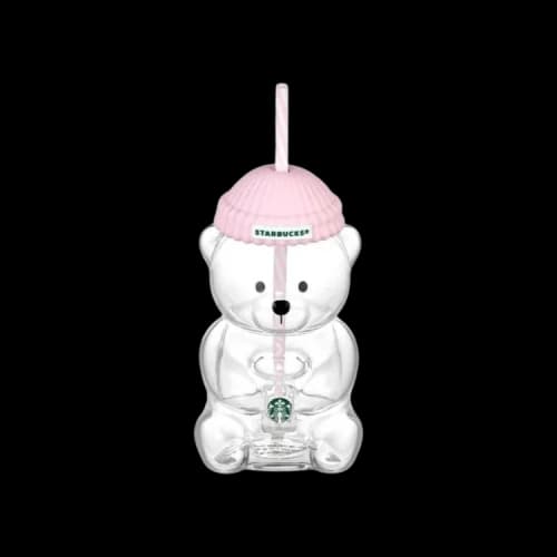 Starbucks Bearista Glass Tumbler 'Baby Pink' (Korea Exclusive)