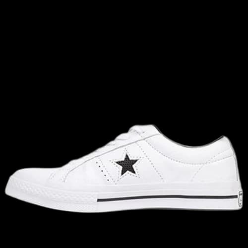 Converse One Star Perforated Leather Low Top 'White Black'