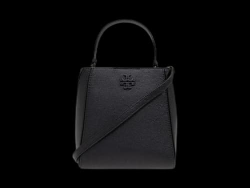 Tory Burch McGraw Small Bucket Bag Black
