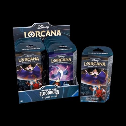 Disney Lorcana: Rise Of The Floodborn Starter Deck Display