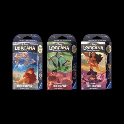 Disney Lorcana: The First Chapter Starter Deck (Set Of 3)