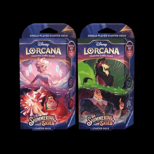 Disney Lorcana: Shimmering Skies Starter Deck (Set Of 2)