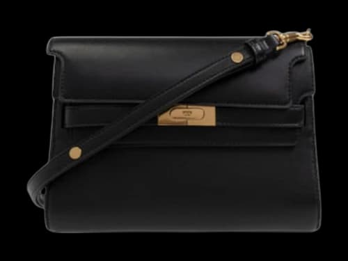 Tory Burch Lee Radziwill Shoulder Bag Black