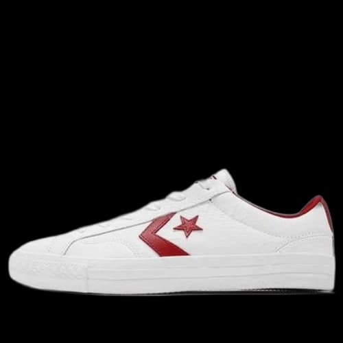 Converse Star Player Ox White Red Leather 'White Red'