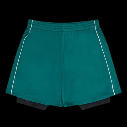 Martine Rose Double Football Shorts 'Green'