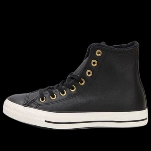 Converse Chuck Taylor All Star 'Black Leather Gold'