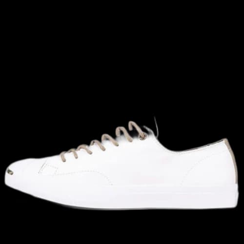 Converse Jack Purcell Wear-resistant Non-Slip Low Tops Casual Skateboarding Shoes Unisex White