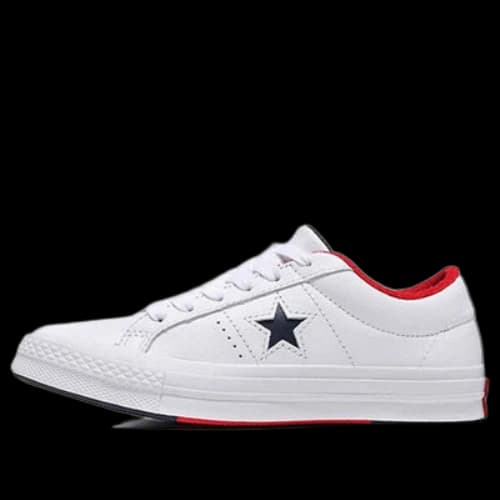 Converse one star White/Black