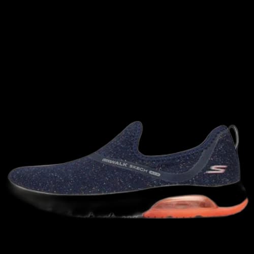 Skechers Go Walk Air Slip-on Shoes Blue/White/Orange (Women's)