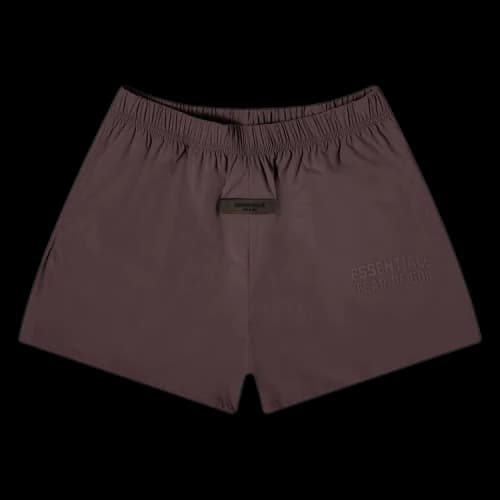 Fear of God Essentials Running Nylon Short 'Plum'