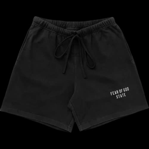 Fear of God Essentials Heavy Jersey Soccer Short 'Black'