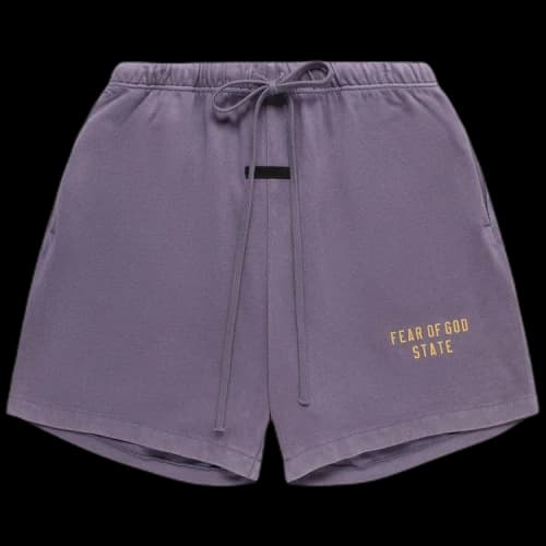 Fear of God Essentials Heavy Jersey Soccer Short 'Lavender'