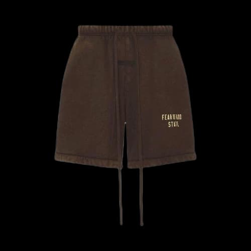 Fear of God Essentials Heavy Fleece Soccer Short 'Brown'