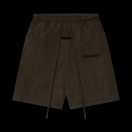 Fear of God Essentials Suede Fleece Relaxed Short 'Brown'