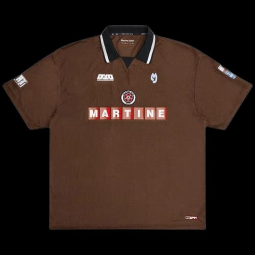 Martine Rose Football Top 'Brown'