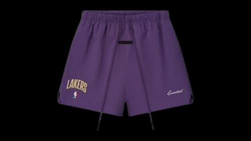 Fear of God Essentials Lakers Classic Short Purple Reign