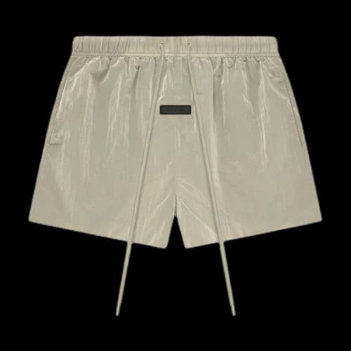 Fear of God Essentials Crinkle Nylon Running Short 'Garden Yellow'