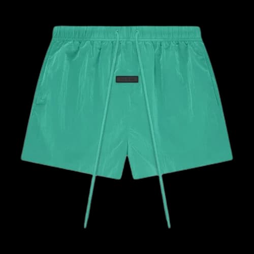 Fear of God Essentials Crinkle Nylon Running Short 'Mint Leaf'