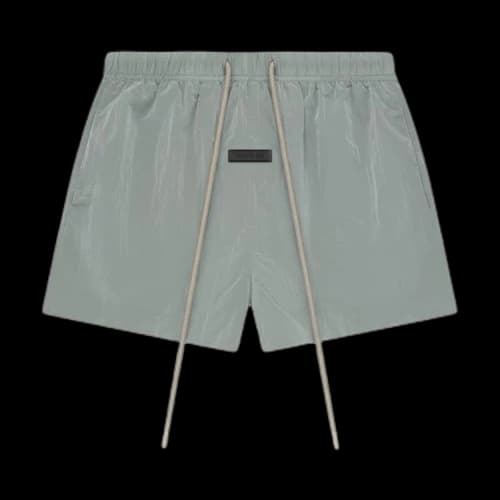 Fear of God Essentials Crinkle Nylon Running Short 'Seal'