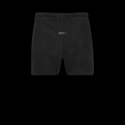 Fear of God Essentials Polar Fleece Shorts 'Jet Black'