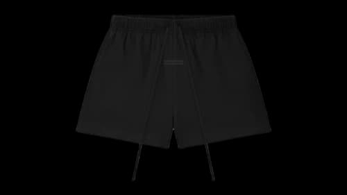 Fear of God Essentials Womens Classic Jersey Sweatshort Jet Black