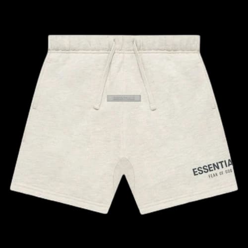 Fear of God Essentials Kids Sweatshort 'Light Heather Oatmeal'