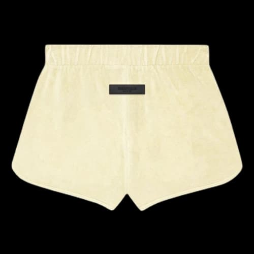 Fear of God Essentials Velour Short 'Canary'