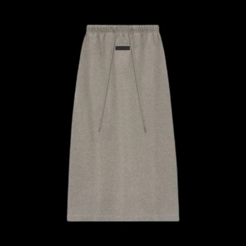 Fear of God Essentials Core Collection Long Skirt Heather Grey