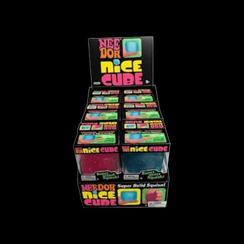 NeeDoh Nice Cube Display Case 12 Needoh Nice Cubes 'Multicolor'