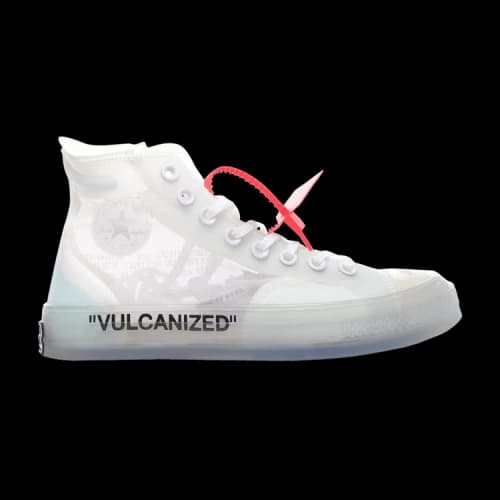 Converse Off-White x Chuck Taylor All Star High 'Clear' Sample