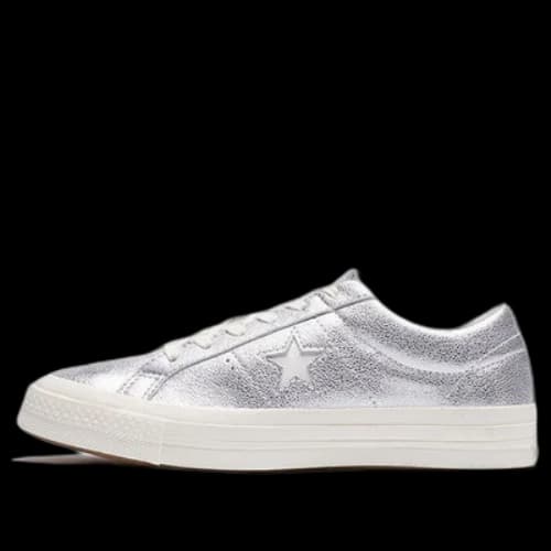Converse One Star Shoes White/Silver