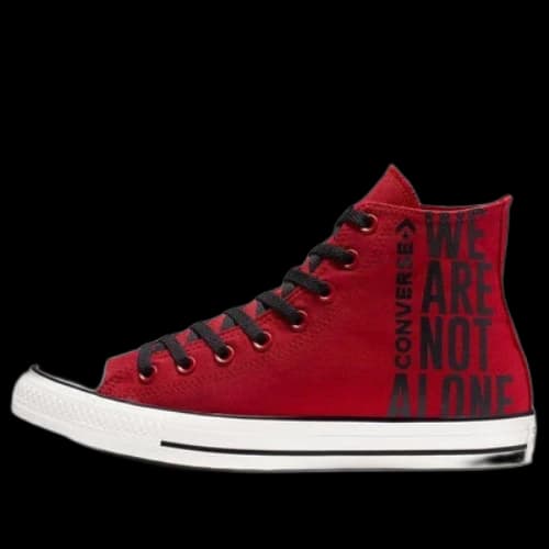 Converse Chuck Taylor All Star We Are Not Alone High Top 'Red White'