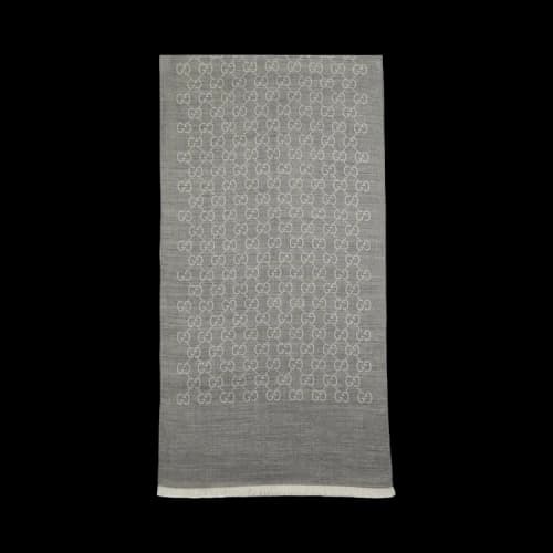 Gucci GG Logo Scarf 'Lead'