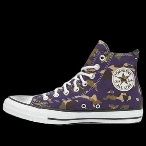 Converse Chuck Taylor All Star Allover Camo High Top Purple