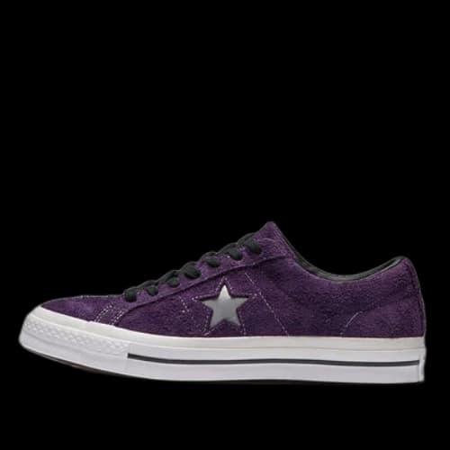 Converse One Star White Purple