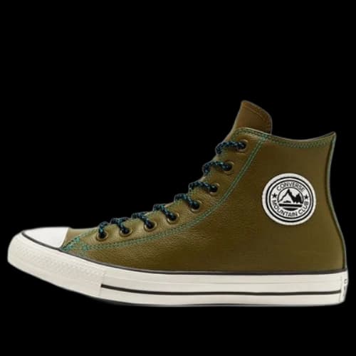 Converse Tumbled Leather Chuck Taylor All Star 'Green White'