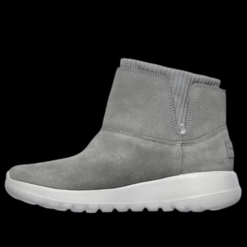 Skechers One The Go Socks Stitching Short Boots 'Dark Grey' (Women's)