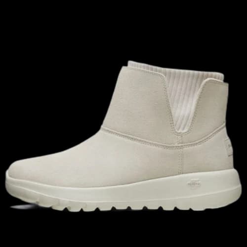 Skechers One The Go Socks Stitching Short Boots 'Grey' (Women's)