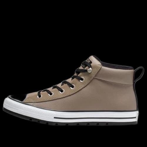 Converse Chuck Taylor All Star Street Leather Mid Top Grey/White