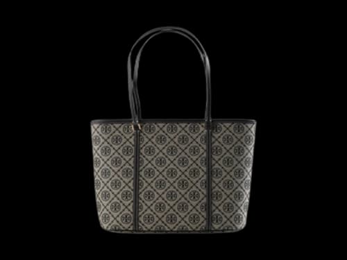 Tory Burch T Monogram Small Zip Tote Navy