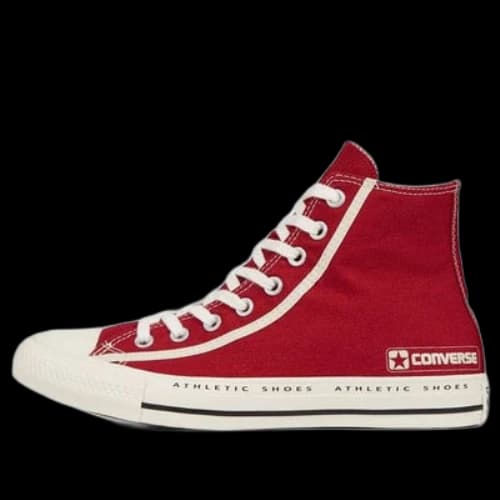 Converse Chuck Taylor All Star Bold Branding High Top 'Red White'