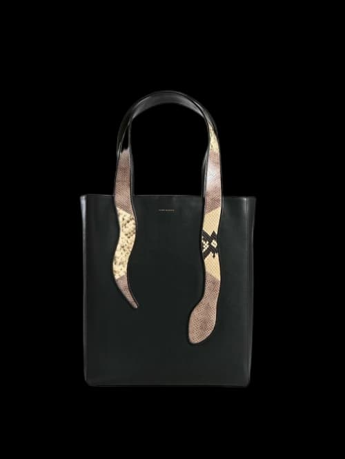 Tory Burch Logo Bag Black