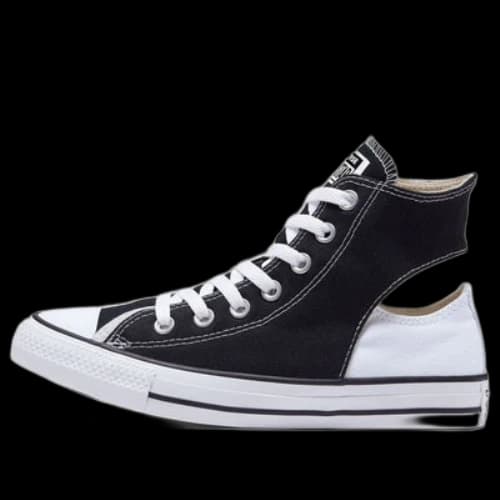 Converse Twisted Upper Chuck Taylor All Star Hi-Top Black